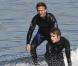 Sean Penn : Fou de bonheur, dans l'eau, en compagnie de son fils !