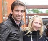 Audrey Lamy et son compagnon Thomas, le 30 mai 2010.