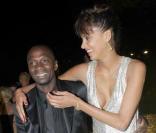 Noémie Lenoir et Claude Makelele en mai 2008. 