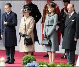 Le mariage du prince William et de Kate Middleton accueillera pas loin de 2000 convives. Sur la guest list ne figurent pas les noms de Nicolas Sarkozy et son épouse Carla (photo : lors de leur visite officielle en Angleterre, en mars 2008). 