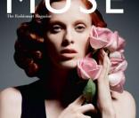 Karen Elson en couverture du magazine Muse, printemps 2011.