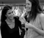 Vanessa Traina et Judith Milgrom, créatrice de Maje, en plein travail.  