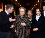 Jacques Weber, avec la réalisatrice Caroline Glorion et sa partenaire à l'écran Anna Coesens, présentait le 21 février 2011 le téléfilm Joseph l'insoumis au cinéma Arenberg à Bruxelles, en présence de la reine Paola.