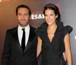 Gilles Lellouche et Mélanie Doutey lors de la cérémonie des César au théâtre du Châtelet à Paris, le 25 février 2011.