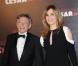 Roman Polanski et Emmanuelle Seigner lors de la cérémonie des César au théâtre du Châtelet à Paris, le 25 février 2011.
