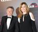 Roman Polanski et Emmanuelle Seigner lors de la cérémonie des César au théâtre du Châtelet à Paris, le 25 février 2011.