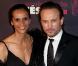 Karine Silla et Vincent Perez lors de la cérémonie des César au théâtre du Châtelet à Paris, le 25 février 2011.