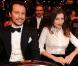 Laetitia Casta et Stefano Accorsi lors de la cérémonie des César au théâtre du Châtelet à Paris, le 25 février 2011.