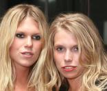 Theodora Richards et sa soeur Alexandra en mai 2006 à New-York