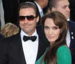 Angelina Jolie et Brad Pitt lors des Golden Globes en janvier 2011 