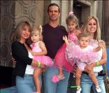Shauna Sand et son ex mari Lorenzo Lamas avec leurs trois filles
