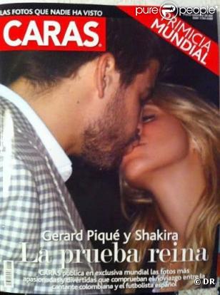 Shakira et Gerard Piqué en couverture de Caras