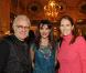Alain Ducasse, Anne Vogt-Bordure et Gwenaelle Ducasse au Carnaval des Enfants du Meurice, à Paris, le 13 mars 2011.