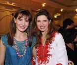 Anne Vogt-Bordure et Florine Asch au Carnaval des Enfants du Meurice, à Paris, le 13 mars 2011.