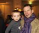 Lorenz Bäumer et son bout d'chou au Carnaval des Enfants du Meurice, à Paris, le 13 mars 2011.