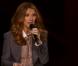 Céline Dion en conférence de presse après sa grande première à Las Vegas, le 15 mars 2011