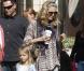 Heidi Klum en famille à Los Angeles au centre commercial The Grove le 18 mars 2011