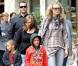 Heidi Klum en famille à Los Angeles au centre commercial The Grove le 18 mars 2011