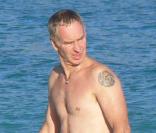 John McEnroe, son épouse Patty Smyth, et leurs amis à Saint-Barthélemy, le 23 mars 2011