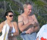John McEnroe, son épouse Patty Smyth, et leurs amis à Saint-Barthélemy, le 23 mars 2011