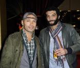 Eric et Ramzy assistent à la fête pour le disque de platine de Grand Corps Malade au Casino de Paris le 28 mars 2011