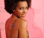 Solange Knowles lors de la soirée de lancement de la collection de maillots de bain Victoria's Secret été 2011. Le 30 mars à L.A