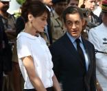 Carla et Nicolas Sarkozy en Inde le 7 décembre 2010 