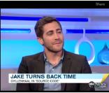 Jake Gyllenhaal sur le plateau de Good Morning America, le 31 mars 2011
