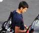 Novak Djokovic le 2 avril 2011 soit la veille de sa victoire lors de la finale de l'Open de Miami face à Nadal.