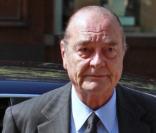 Jacques Chirac aux obsèques de Denise Esnous, le 6 avril 2011, à Paris.