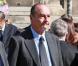 Jacques Chirac aux obsèques de son amie Denise Esnous, le 6 avril 2011, à Paris.