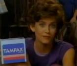 Courteney Cox en égérie de Tampax ? C'est arrivé en 1986...