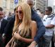 Beyoncé et son mari Jay-Z déjeunent à L'Avenue à Paris, avec le neveu de Beyoncé, Daniel, le 20 avril 2011