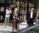 Beyoncé et son mari Jay-Z déjeunent à L'Avenue à Paris, avec le neveu de Beyoncé, Daniel, le 20 avril 2011