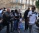 Beyoncé et son mari Jay-Z déjeunent à L'Avenue à Paris, avec le neveu de Beyoncé, Daniel, le 20 avril 2011