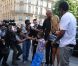 Beyoncé et son mari Jay-Z déjeunent à L'Avenue à Paris, avec le neveu de Beyoncé, Daniel, le 20 avril 2011