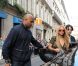 Beyoncé et son mari Jay-Z déjeunent à L'Avenue à Paris, avec le neveu de Beyoncé, Daniel, le 20 avril 2011