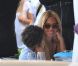 Beyoncé et son mari Jay-Z déjeunent à L'Avenue à Paris, avec le neveu de Beyoncé, Daniel, le 20 avril 2011