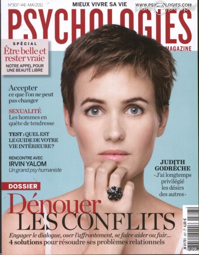 Judith Godrèche en couverture de Psychologies
