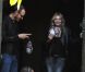 Kate Moss sur le shooting de la campagne Mango avec Terry Richardson à Paris. Le 7 avril 2011 