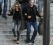Kate Moss sur le shooting de la campagne Mango avec Terry Richardson à Paris. Le 7 avril 2011 
