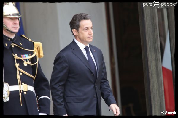 Nicolas Sarkozy au mois de mars 2011 à L'Elysée