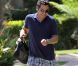Cash Warren, papa poule avec sa fillette Honor, dans un tendre moment de complicité. Avril 2011 à Los Angeles