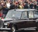 Kate Middleton arrive avec son père à l'Abbaye de Westminster, le 29 avril 2011