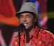 Yannick Noah chante sur le plateau de X Factor le 3 mai 2011 sur M6