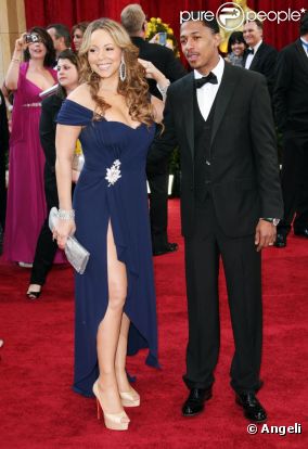 Mariah Carey et Nick Cannon en mars 2010. 