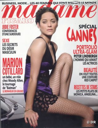 Marion Cotillard en couverture de Madame Figaro du 7 mai 2011