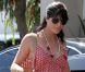 Selma Blair continue son défilé dans de jolies robes ethniques et ne délaisse pas la mode quelques jours avant son accouchement. Los Angeles, le 4 mai 2011