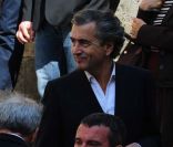 Bernard-Henri Lévy au dernier hommage rendu par ses amis à Marie-France Pisier, à Paris, le 5 mai 2011. 