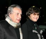 Michel Sardou et Anne-Marie Périer, à Paris, le 29 janiver 2007.